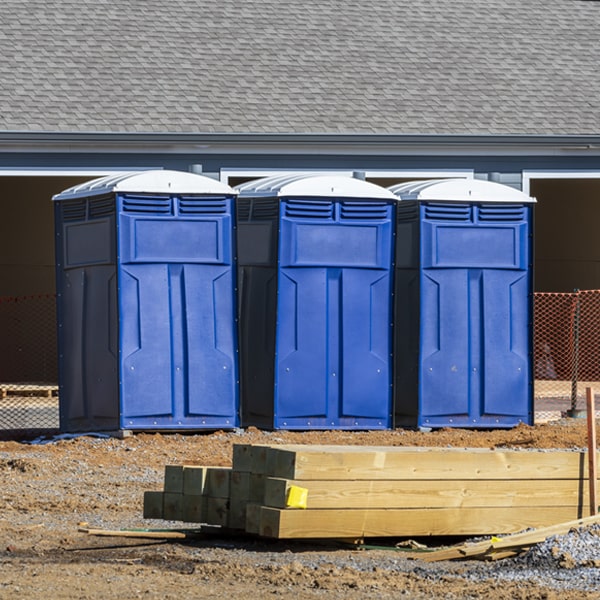 are there any restrictions on what items can be disposed of in the portable toilets in Martin